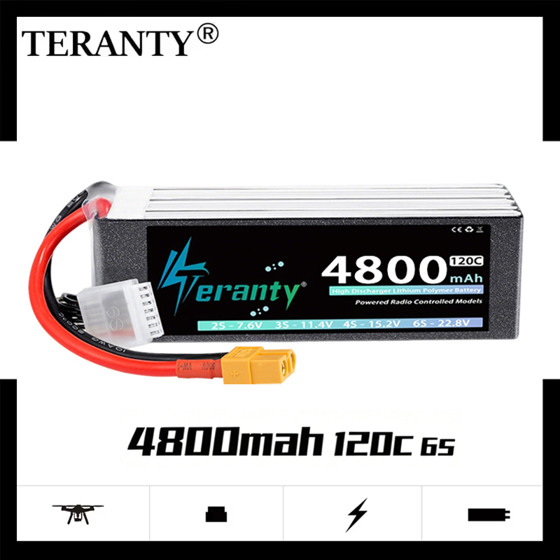Drone Battery 6S - TERANTY 6S 4800mAh Lipo-Akku 22,8V 120C/240C
