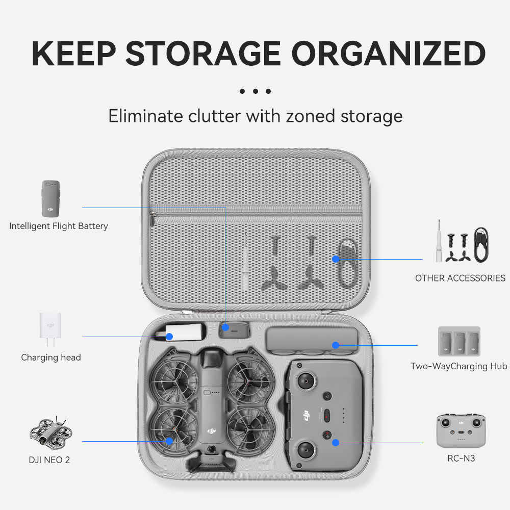 XFJI Reise-Organizer-Tasche fü – Drone Battery Bag Bewertung und Preis