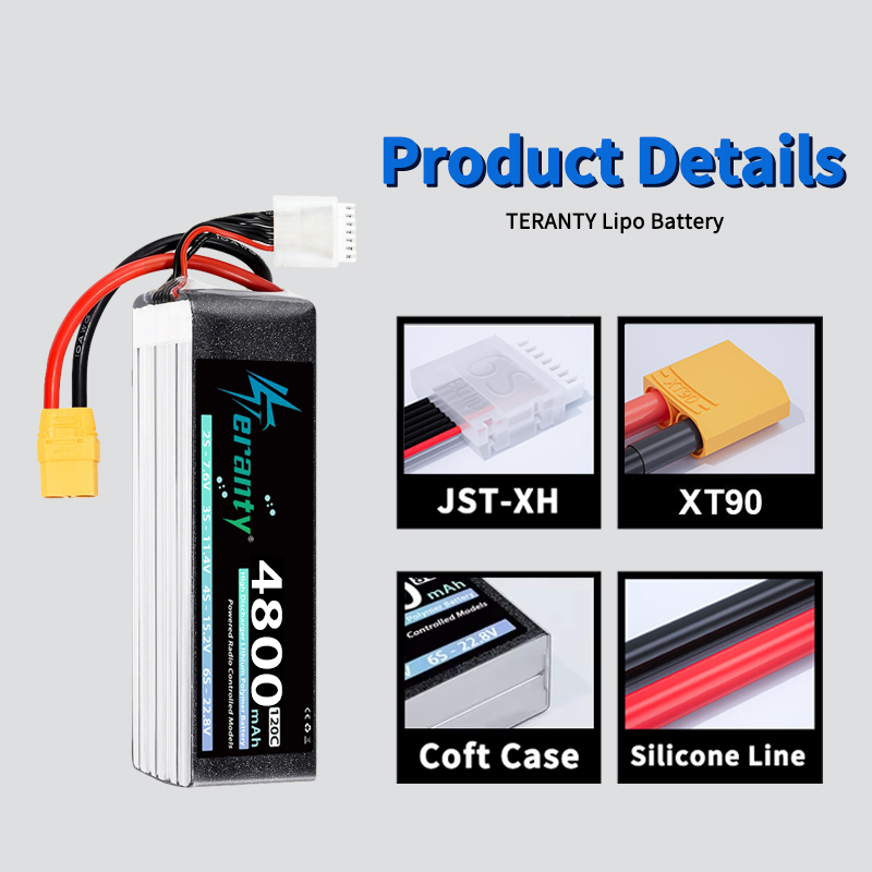 TERANTY 6S 4800mAh Lipo-Akku 2 – Drone Battery 6S Bewertung und Preis