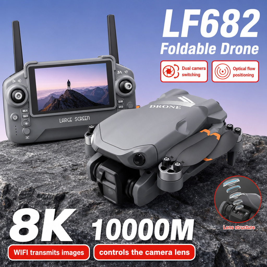 Luftbild-Drohne LF682 mit 8K H – Drone Battery Box Bewertung und Preis