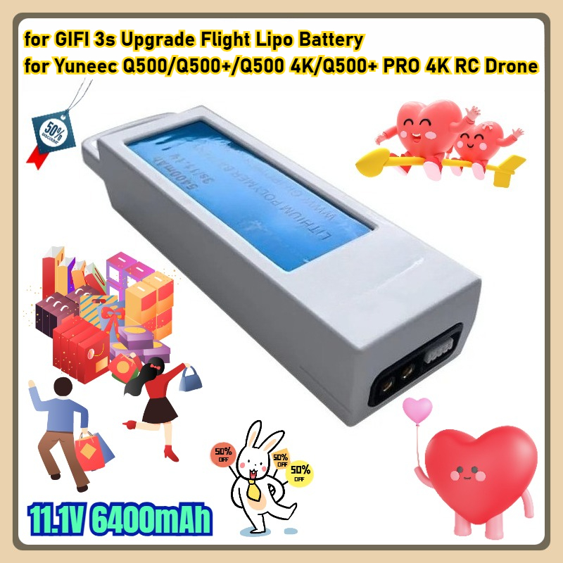 11,1 V 6400 mAh für GIFI 3s Up – Drone Battery 3S Bewertung und Preis